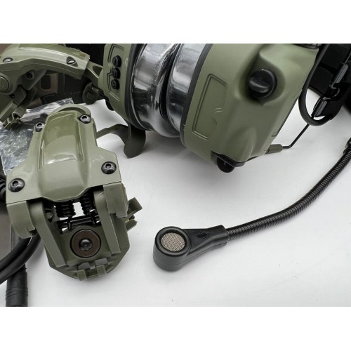 6TH GEN TACTICAL HEADSET тактическая гарнитура, звукосниматель и шумоподавление, активные в Новокузнецке