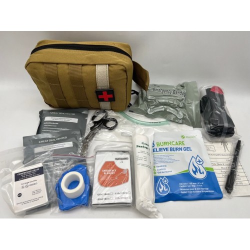 Номер 2. АРМЕЙСКАЯ АПТЕЧКА первой помощи ‼️УКОМПЛЕКТОВАННАЯ (с противоожоговым гелем BURNCARE в комплекте) / универсальная медицинская аптечка в Новокузнецке