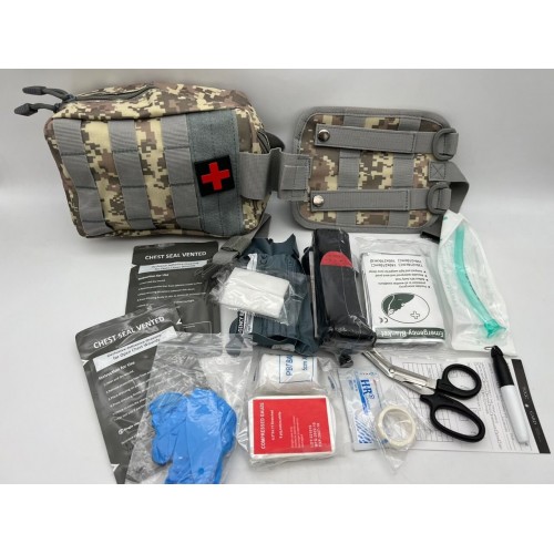 Номер 1. АРМЕЙСКАЯ АПТЕЧКА первой помощи ‼️УКОМПЛЕКТОВАННАЯ / универсальная медицинская аптечка. Отрывная в Новокузнецке