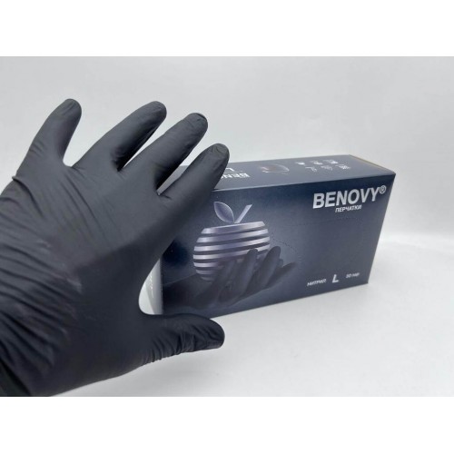 BENOVY MULTICOLOR НИТРИЛ медицинские цветные перчатки в Новокузнецке