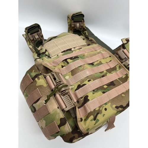 Бронежилет ЗАЩИТНИК в Новокузнецке с кевларовым баллистическим пакетом C2, капами и бронеплитами Бр5