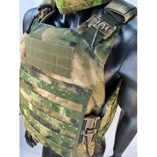 Бронежилет ЗАЩИТНИК в Новокузнецке с кевларовым баллистическим пакетом C2, капами и бронеплитами Бр5