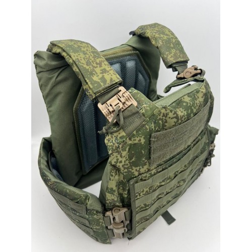 Бронежилет ЗАЩИТНИК в Новокузнецке с кевларовым баллистическим пакетом C2, капами и бронеплитами Бр5