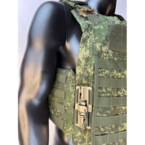 Бронежилет ЗАЩИТНИК в Новокузнецке с кевларовым баллистическим пакетом C2, капами и бронеплитами Бр5