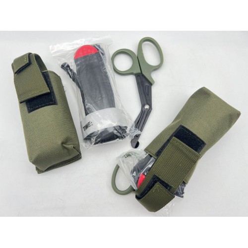 Чехол в комплекте с турникетом 95 см и ножницами для крепления на систему молле в Новокузнецке