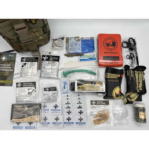 Военная тактическая аптечка RHINO RESCUE 25в1 в Новокузнецке