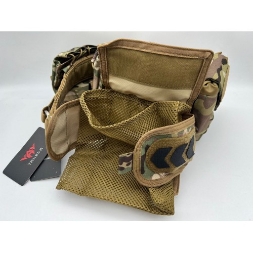 Пояс разгрузочный YAKEDA тактический с подсумками в Новокузнецке