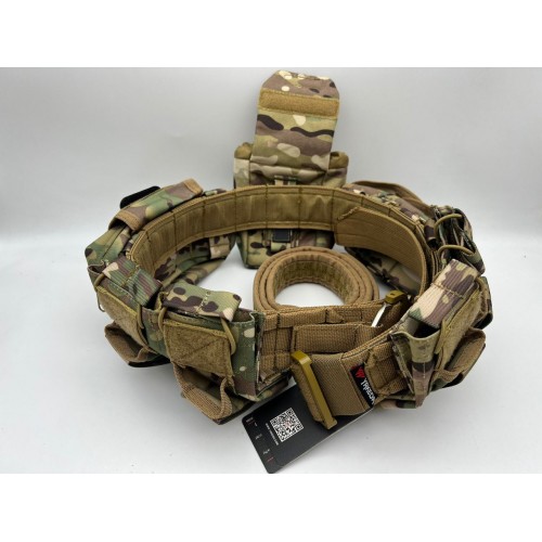 Пояс разгрузочный YAKEDA тактический с подсумками в Новокузнецке