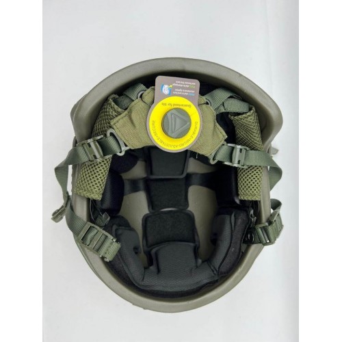 Кевларовый тактический баллистический шлем FAST Ops-Core NIJ IIIA / Бр2 класс защиты / без ушей с системой регулировки Венди в Новокузнецке