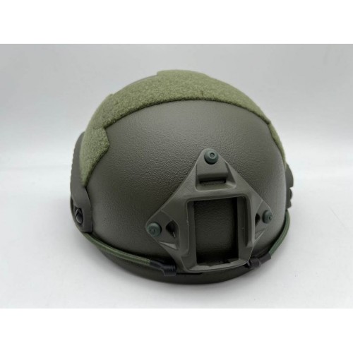 Кевларовый тактический баллистический шлем FAST Ops-Core NIJ IIIA / Бр2 класс защиты / без ушей с системой регулировки Венди в Новокузнецке