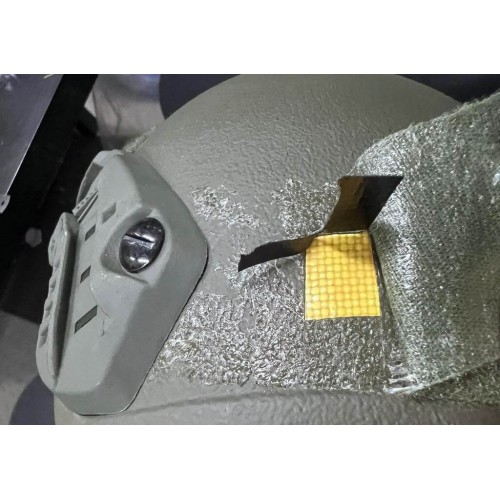 Кевларовый тактический баллистический шлем FAST Ops-Core NIJ IIIA / Бр2 класс защиты / без ушей с системой регулировки Венди в Новокузнецке