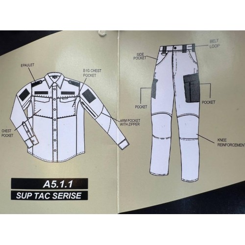 Костюм тактический А5.1.1 «Офицер» (брюки + рубашка) в Новокузнецке