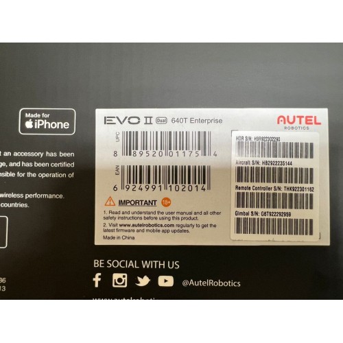 Квадрокоптер Autel Robotics EVO II Dual 640T (Thermal) Enterprise в самой максимальной топовой комплектации в Новокузнецке