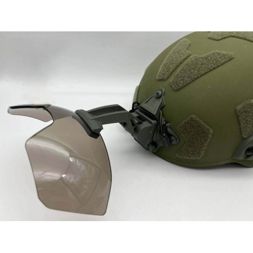 Откидные флип очки с кронштейном на шрауд для тактического шлема в Новокузнецке