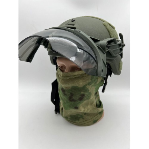 Откидные тактические нашлемные очки с креплением для шлема FAST/MICH/Ops-Core и другим моделям современных тактических шлемов в Новокузнецке