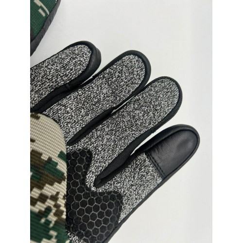 Перчатки с защитой от порезов, тактические с кожаными вставками  в Новокузнецке