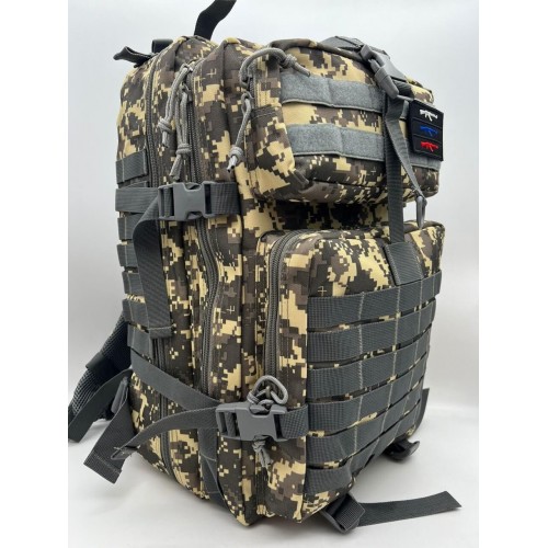 Рюкзак тактический 45 л пиксель/серый в Новокузнецке
