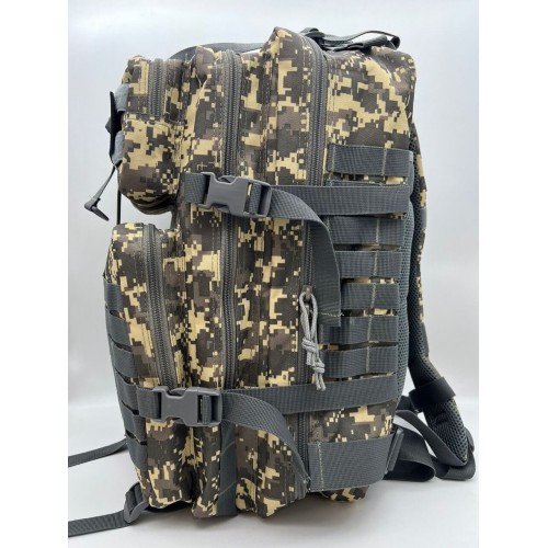 Рюкзак тактический 45 л пиксель/серый в Новокузнецке