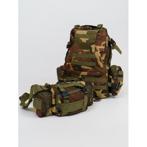 Рюкзак тактический 55 л со съемными подсумками в Новокузнецке