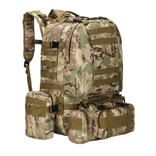 Рюкзак тактический 55 л со съемными подсумками в Новокузнецке