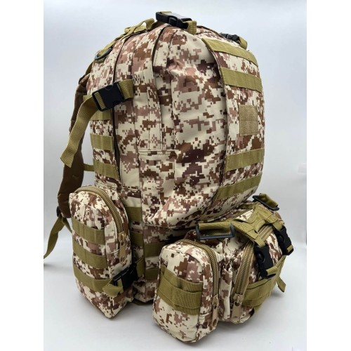 Рюкзак тактический 55 л песок/пиксель в Новокузнецке