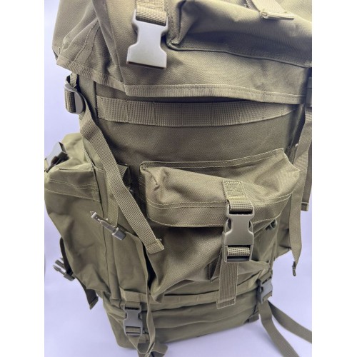 Рюкзак тактический 75 литров цвет хаки в Новокузнецке