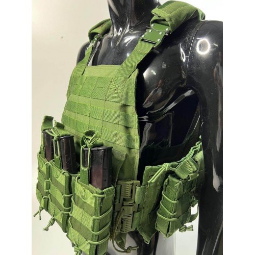 Тактический разгрузочный жилет/плитник с подсумками на molle . Быстросъёмный cobra / fast Drop в Новокузнецке