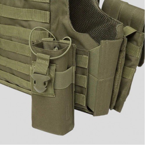 Тактический разгрузочный жилет «5 / пять карманов» с подсумками Tactical Molle Plate Carrier для съемных бронепластин в Новокузнецке