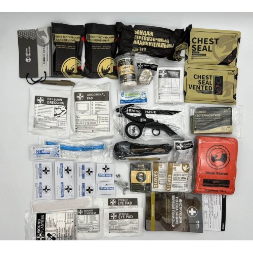 Военная тактическая аптечка “RHINO RESCUE” 30в1 в Новокузнецке