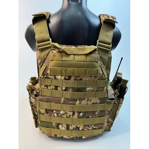 Жилет (плитник быстросъёмный/разгрузка) с возможностью установки боковых плит или боковых баллистических пакетов в Новокузнецке